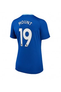 Chelsea Mason Mount #19 Fotballdrakt Hjemme Klær Dame 2022-23 Korte ermer